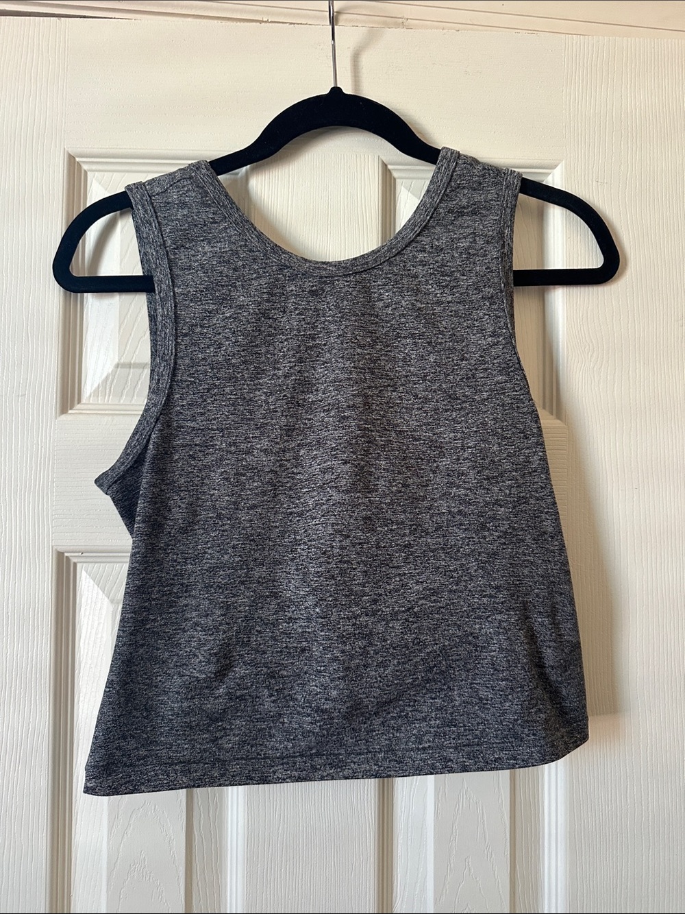 Spiritual Gangster Heather Gray Cropped Tank Top